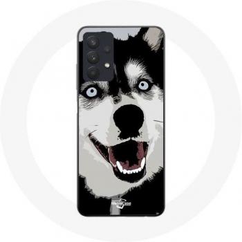 Siberian Husky Blue Eyes Protective Case for Samsung Galaxy A32 5G