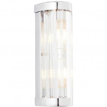 Brilliant Wandleuchte Lemont G9, 30cm, 2-flammig, ohne Leuchtmittel, chrom