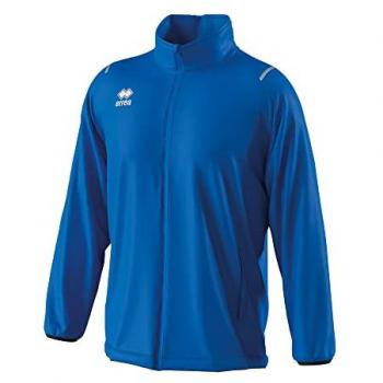 Veste Errea Pressing Kids Blue – coupe‑vent, multisport, légère et étanche