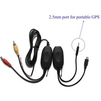 Kit caméra de stationnement 2,4 GHz – Câble 2,5 mm et récepteur inclus