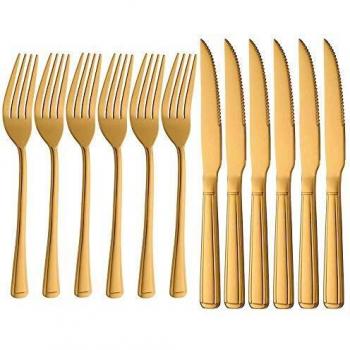 Harley Pattern Stainless Steel Steak Knife Set