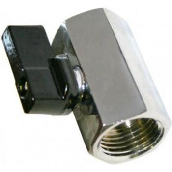 Chrome Plated Brass Mini Ball Valve for Air and Fuel 1/2 3/8 1/4 1/8