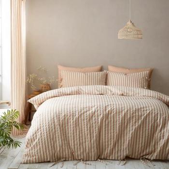 Polycotton Zanzibar Stripe Elephant Bedding Ensemble