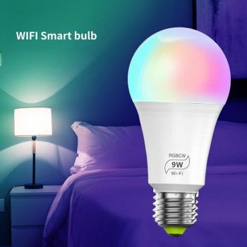 Dimmable 9W RGB Smart Bulb with WiFi
