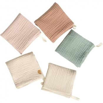 5 Pcs Soft Gauze Handkerchiefs