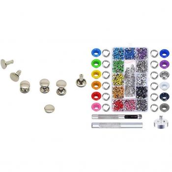Kit de rivets multicolores 3/16 avec outil de réglage