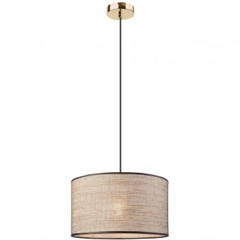 Lampada a sospensione marrone chiaro Penelope, Ø 35 cm, 1 luce