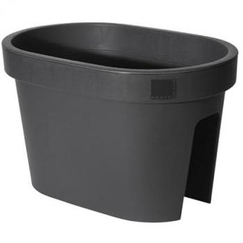 Fioriera Per Ringhiera Esterno 40cm Antracite