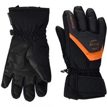 Ziener Lorik 801919 Guanti Sci per Bambini – 3 Unità – Nero