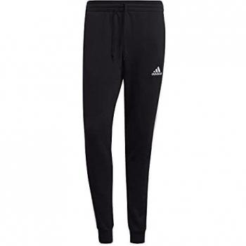 Pantaloni adidas Uomo Slim 3 Stripes Nero Taglia M
