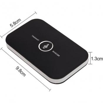 B6 Draadloze Bluetooth Audio Zender Ontvanger voor PC, TV, Hoofdtelefoon en Auto met 3.5mm AUX