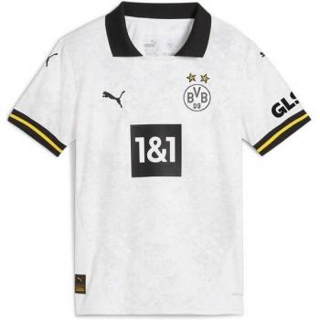 PUMA BVB Kinderreplica 3. Spielzeit – Weiß, Unisex, 140 cm