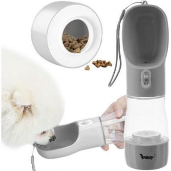 Bouteille pratique avec bol pour chien