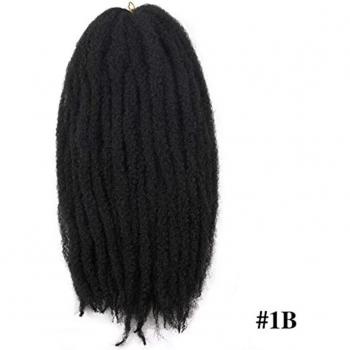 Cheveux synthétiques Afro Marley 18 pouces