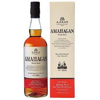 Whisky Amahagan Édition No.2 Finition Bois de Vin Rouge 47% Vol. 0,7l en Boîte