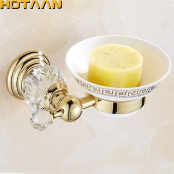 Decoración de Baño: Accesorio de Cerámica Dorada