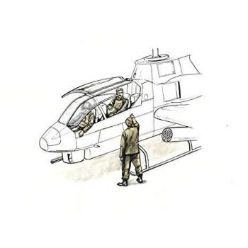 CMK AH‑1 Sitzepiloten (2 Stück) & Bodencrew (1 Stück) – Special Hobby Edition