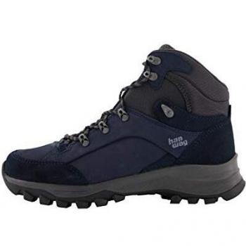 Hanwag Damen Trekkingschuh Leder wasserabweisend Farbe Blau/Grau Größe 40.5