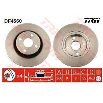 TRW Automotive Replacement Brake Rotor DF4560