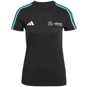Women's Adidas Mercedes AMG Petronas Formula One DNA T‑Shirt (Black)