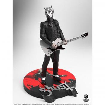 Icono Rock Ghost Statue Nameless Ghoul (Guitarra Blanco) 22 cm – Edición Única