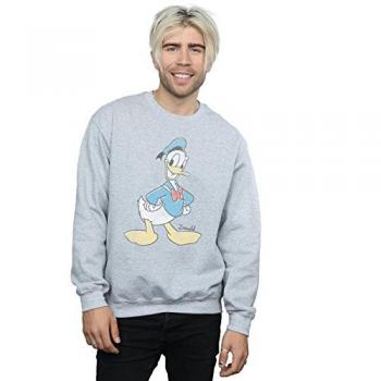 Pull à capuche gris Donald Duck Classic, unisex