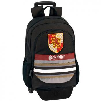 Juinsa Mochila Carro Extraíble Gryffindor Harry Potter 43x30x15cm Producto Oficial Producto Escolar Para Niños y Niñas