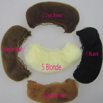 20inch Invisible Nylon Hairnet 100pcs 5mm for Wigs & Weaving