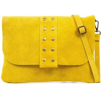 Bolso de piel gamuza Alpette, estilo bandolera FIRENZE