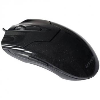 Ratón MS‑Tech SM‑93 con cable óptico 1,45 m
