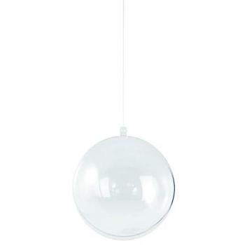 Plastic Bal 8 cm – Transparant – G3/15 (UL)