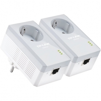 TP-LINK AV500 Powerline Adapter with AC Pass Through Starter Kit (TL-PA4010PKIT)