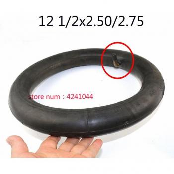 12.5 x 2.5 Inner Tube for Pocket Bike with Right Angle Valve Stem
