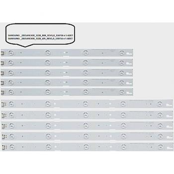 10pcs LED Backlight Strips for Samsung 43 TV Models 3228-L05-REV1.0 and 150716-LM41-00174A
