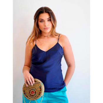 Canottina M Blu Navy Mariquita Serenità