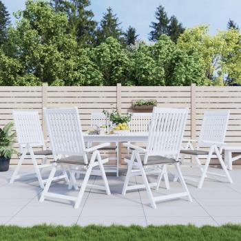 VidaXL Coussins de chaise jardin lot de 6 gris 40x40x3 cm tissu oxford