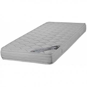 Matelas Montana 80 x 200 cm – Couleur blanche, technologie d’équilibre du corps