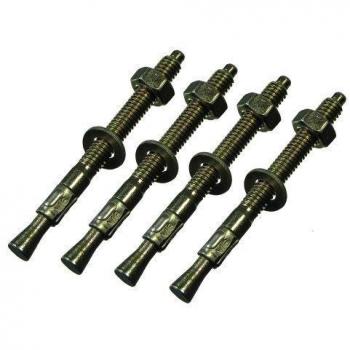 8 Steel M6 Through Bolt Sleeve Anchor 65mm YZP 48 Count