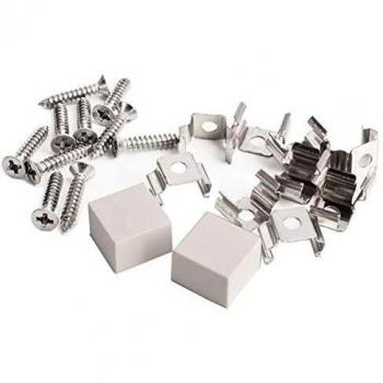 Fixations en acier inoxydable Deko Light 930531 – Flex Line 10 × 10 mm