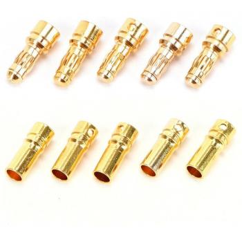 Engine‑Grade 3.5 mm Banana Plugs – 20 Pairs (Gold)