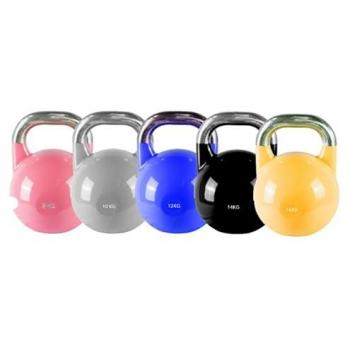 Kettlebell de Competición Premium 24kg con Agarre de Acero