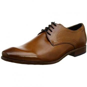 Bugatti Men's Brown Derby, Size 6.5 UK