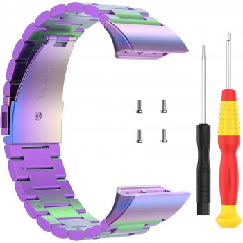 Bracelet de montre en acier inoxydable pour Garmin Forerunner 35
