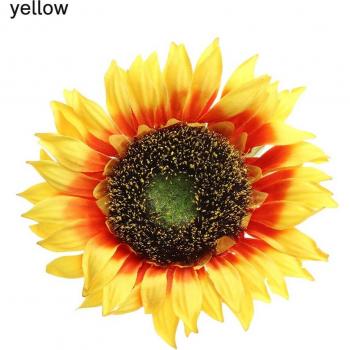 Flor de girasol artificial hecha a mano para decoración