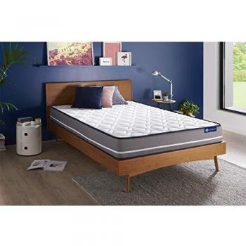 Matelas Actiflex Pur 180x200 cm – ressorts ensachés, 20 cm d’épaisseur, ferme, 3 zones de confort