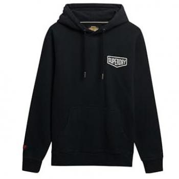 Superdry Homme Sweat à Capuche Loose Fit Noir