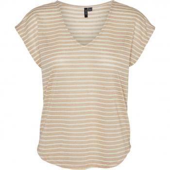 T-shirt à col V femme Vero Moda Vmgatja