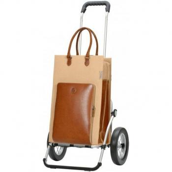 Andersen Royal Shopper Charu Einkaufswagen mit Flüsterrädern, Beige