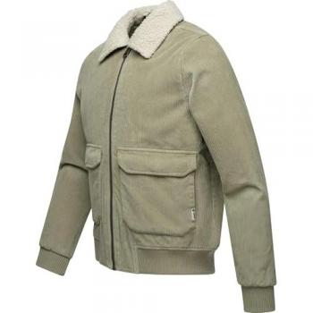 Herren Cordjacke Ragwear Aviss, wasserdicht, Größe S (48), helloliv