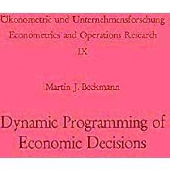 Dynamic Programming of Economic Decisions